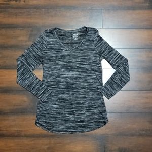 Apt 9 Long Sleeve V-neck Tunic Shirt